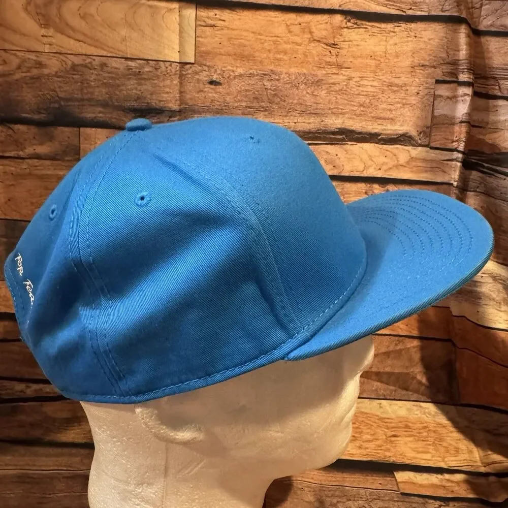 Russell Athletic Snapback Hat Cap Blue Flat Bill Worn By Americas Top Teams Mens